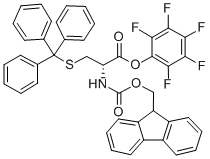 Structure of Fmoc-D-Cys(Trt)- OPfp
