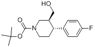 Structure of (3S,4R)-1-BOC-3-HYDROXYMETHYL-4-(4-FLUOROPHENYL)-PIPERIDINE