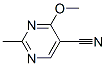 Structure of 5-Pyrimidinecarbonitrile,4-methoxy-2-methyl-