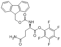FMOC-D-谷氨酰胺五氟苯基酯结构式