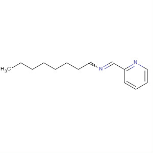 Structure of 1-Octanamine, N-(2-pyridinylmethylene)-