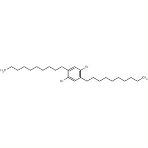 Structure of Benzene, 1,4-dibromo-2,5-didecyl-