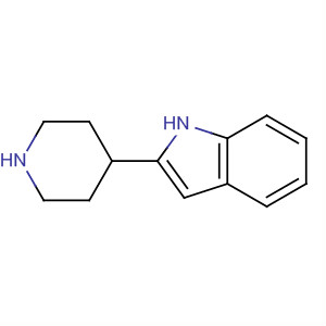 Structure of 1H-Indole, 2-(4-piperidinyl)-
