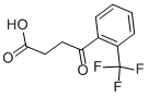 4-OXO-4-(2-TRIFLUOROMETHYLPHENYL)BUTYRIC ACID结构式