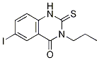Structure of 6-iodo-3-propyl-2-thioxo-2,3-dihydroquinazolin-4(1H)-one