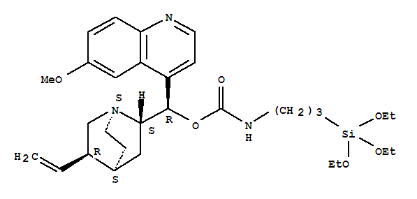 Structure of N-TRIETHOXYSILYLPROPYLQUININEURETHAN