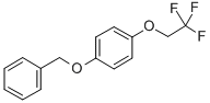 Structure of 1-(BENZYLOXY)-4-(2,2,2-TRIFLUOROETHOXY)BENZENE