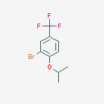 Structure of 2-bromo-1-isopropoxy-4-(trifluoromethyl)benzene