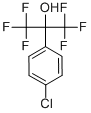4-CHLORO-(2-HYDROXYHEXAFLUOROISOPROPYL)BENZENE结构式