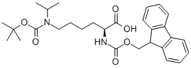 Structure of FMOC-LYS(BOC)(ISOPROPYL)-OH