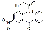 5 -硝基- 2 -(溴乙酰氨基)二苯甲酮结构式