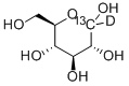 Structure of D-[1-13C,1-2H]GLUCOSE