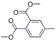 Structure of dimethyl 4-methylphthalate