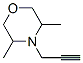 MORPHOLINE,3,5-DIMETHYL-4-(2-PROPYNYL)-结构式