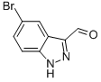Structure of 5-BROMO-1H-INDAZOLE-3-CARBALDEHYDE