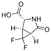 3-AZABICYCLO[3.1.0]HEXANE-2-CARBOXYLIC ACID 6,6-DIFLUORO-4-OXO-,(1R,2R,5S)-结构式