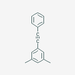 Structure of Benzene, 1,3-dimethyl-5-(phenylethynyl)-
