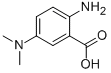 Structure of Benzoic acid, 2-amino-5-(dimethylamino)-