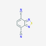 2,1,3-Benzothiadiazole-4,7-dicarbonitrile结构式