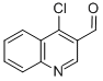 Structure of 3-quinolinecarboxaldehyde, 4-chloro-