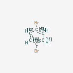 Structure of 1,4-Dibromobenzene-13C6