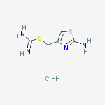 Structure of (2-amino-1,3-thiazol-4-yl)methyl carbamimidothioate
