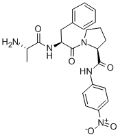 Structure of H-ALA-PHE-PRO-PNA