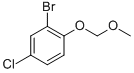 Structure of 2-BROMO-4-CHLORO-1-(METHOXYMETHOXY)BENZENE