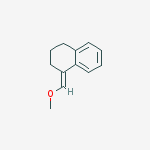 1-Methoxymethylene-1,2,3,4-tetrahydro-naphthalene结构式