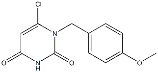 6-chloro-1-(4-Methoxybenzyl)pyriMidine-2,4(1H,3H)-dione结构式