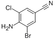 Structure of 4-AMINO-3-BROMO-5-CHLOROBENZONITRILE