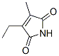 Structure of 3-ethyl-4-methyl-pyrrole-2,5-dione