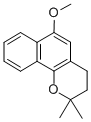 Structure of 6-METHOXY-2,2-DIMETHYL-3,4-DIHYDRO-2H-BENZO[H]CHROMENE