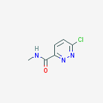 Structure of 6-chloro-n-methylpyridazine-3-carboxamide