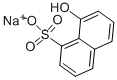 Structure of 1-NAPHTHOL-8-SULFONIC ACID SODIUM SALT