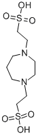 Structure of Homopiperazine-1,4-bis(2-ethanesulfonic acid)