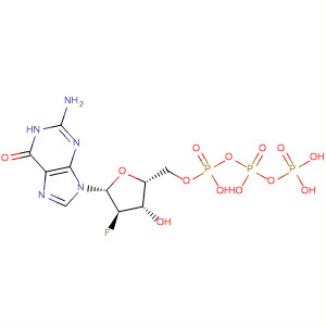Structure of Guanosine 5'-(tetrahydrogen triphosphate), 2'-deoxy-2'-fluoro-