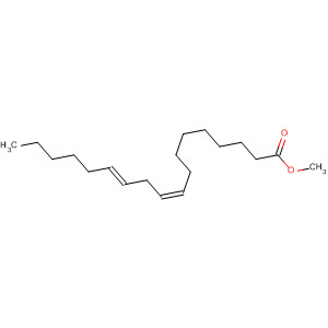 Structure of 9,12-Octadecadienoic acid, methyl ester, (9Z,12E)-