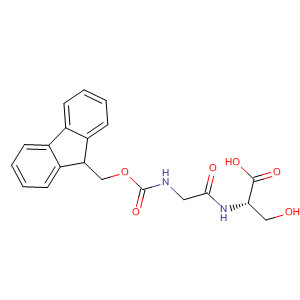 Structure of L-Serine, N-[(9H-fluoren-9-ylmethoxy)carbonyl]glycyl-