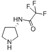 Acetamide, 2,2,2-trifluoro-N-(3S)-3-pyrrolidinyl-结构式