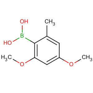 Structure of Boronic acid, (2,4-dimethoxy-6-methylphenyl)-