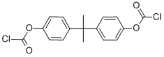 Structure of BISPHENOL A BIS(CHLOROFORMATE)
