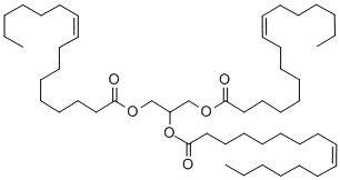 Structure of 1,2,3-TRI[CIS-9-HEXADECENOYL]GLYCEROL
