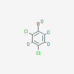 Structure of 2.4-DICHLOROPHENOL-D4