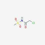 Structure of Acetamide, 2-chloro-N-(methylsulfonyl)-