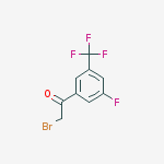 Structure of 3-Fluoro-5-(trifluoromethyl)phenacyl bromide