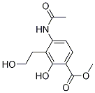 Structure of methyl 4-acetamido-2-hydroxy-3-(2-hydroxyethyl)benzoate
