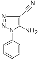 1-PHENYL-5-AMINO-1,2,3-TRIAZOLE-4-NITRILE结构式