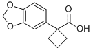 Structure of 1-(1,3-Benzodioxol-5-yl)-cyclobutanecarboxylic acid
