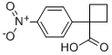 Structure of Cyclobutanecarboxylic acid, 1-(4-nitrophenyl)-